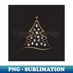 Christmas Tree - High-Resolution PNG Sublimation File - Vibrant and Eye-Catching Typography