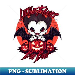 Kids Little fangs big boo Halloween Gift - Digital Sublimation Download File - Revolutionize Your Designs
