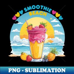 Summer Smoothie Beach - High-Quality PNG Sublimation Download - Spice Up Your Sublimation Projects