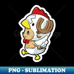 Anime Chopper  Dear With Chicken Custom - Sublimation-Ready PNG File - Spice Up Your Sublimation Projects