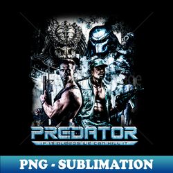 Predator - PNG Transparent Digital Download File for Sublimation - Unlock Vibrant Sublimation Designs