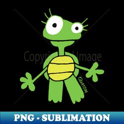 green baby turtle - elegant sublimation png download - unlock vibrant sublimation designs