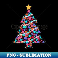 Tropical Christmas Tree Holiday Summer Christmas In July - Exclusive Sublimation Digital File - Perfect for Personalization