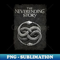 Neverending Story - Snake Symbol - Vintage Sublimation PNG Download - Boost Your Success with this Inspirational PNG Download