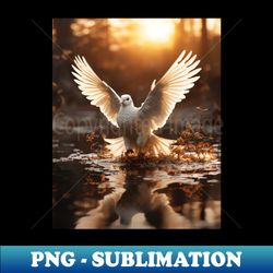 holy dove photo - sublimation-ready png file - bold & eye-catching