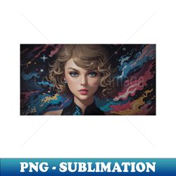 Taylor swift art style - PNG Sublimation Digital Download - Perfect for Sublimation Art