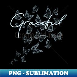 Graceful - Elegant Sublimation PNG Download - Perfect for Sublimation Art