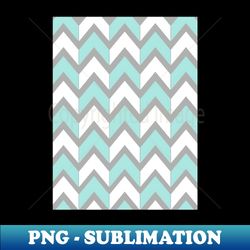 Minty Chevrons - Aesthetic Sublimation Digital File - Unleash Your Inner Rebellion