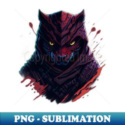 Ninja Tiger Crimson Red - PNG Sublimation Digital Download - Boost Your Success with this Inspirational PNG Download