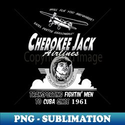 Cherokee Jack Airlines - Aesthetic Sublimation Digital File - Unlock Vibrant Sublimation Designs