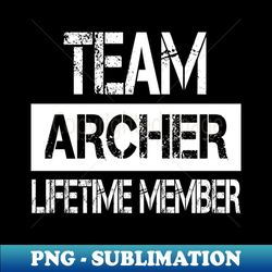 Archer Name - Team Archer Lifetime Member - Elegant Sublimation PNG Download - Perfect for Sublimation Mastery