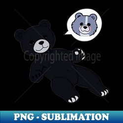 bear cuddly sweet bear gift - elegant sublimation png download - perfect for personalization