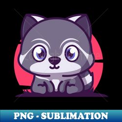 Raccoon - Decorative Sublimation PNG File - Perfect for Sublimation Mastery