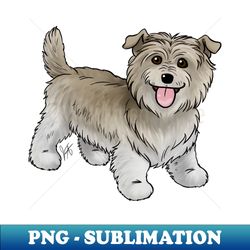 Dog - Glen of Imaal Terrier - Two-Tone - Elegant Sublimation PNG Download - Vibrant and Eye-Catching Typography