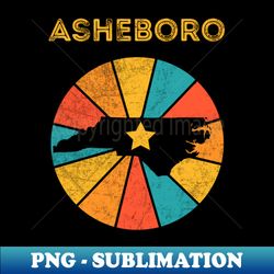 Asheboro North Carolina Vintage Distressed Souvenir - Artistic Sublimation Digital File - Perfect for Creative Projects