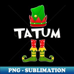 Tatum Elf - Retro PNG Sublimation Digital Download - Vibrant and Eye-Catching Typography