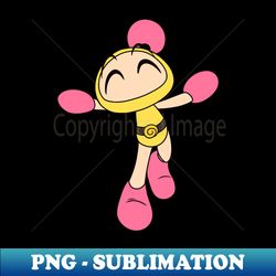 Yellow - Super Bomberman R - PNG Transparent Sublimation Design - Bring Your Designs to Life