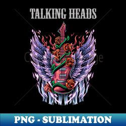 talking heads band - sublimation-ready png file - vibrant and eye-catching typography