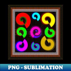 Spiral geometry - Instant Sublimation Digital Download - Spice Up Your Sublimation Projects