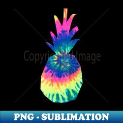 tie dye pattern ananas - decorative sublimation png file - transform your sublimation creations