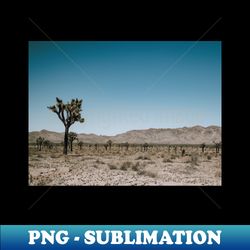 joshua tree landscape photo v2 - png transparent sublimation file - vibrant and eye-catching typography