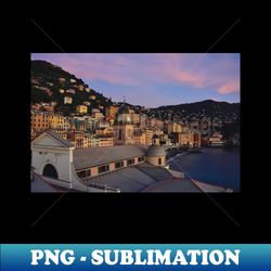 Camogliese evening - Modern Sublimation PNG File - Perfect for Sublimation Art