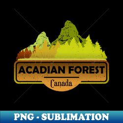 acadian forest canada - nature landscape - decorative sublimation png file - unleash your creativity