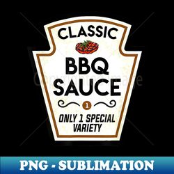 barbecue bbq sauce bottle label halloween matching - creative sublimation png download - unlock vibrant sublimation designs