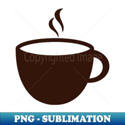 Brown coffee cup - Retro PNG Sublimation Digital Download - Unlock Vibrant Sublimation Designs