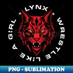 Lynx Girls Wrestling - Artistic Sublimation Digital File - Perfect for Creative Projects