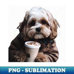 Puppucino Sticker - Digital Sublimation Download File - Perfect for Sublimation Art