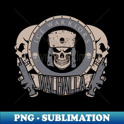 VALHALLA - CREST - Instant PNG Sublimation Download - Instantly Transform Your Sublimation Projects
