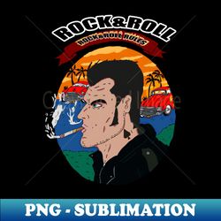 rockabilly - Instant Sublimation Digital Download - Spice Up Your Sublimation Projects