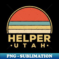 Helper Utah Vintage - Special Edition Sublimation PNG File - Unleash Your Creativity