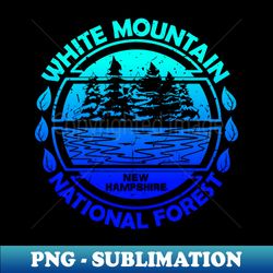 White Mountain National Forest New Hampshire State Nature Landscape - PNG Transparent Sublimation Design - Stunning Sublimation Graphics