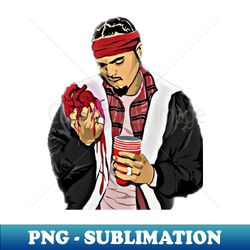 Chris brown - PNG Transparent Sublimation File - Bring Your Designs to Life