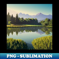beautiful landscape 001 - premium png sublimation file - transform your sublimation creations