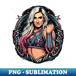 Charlotte Flair Barbie Version - Modern Sublimation PNG File - Perfect for Sublimation Art