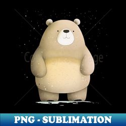 bear illustration - high-resolution png sublimation file - bring your designs to life
