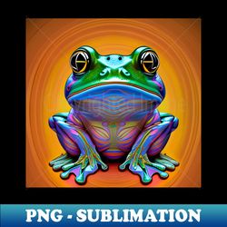 Froggy Animal Spirit 10 - Trippy Psychedelic Frog - Artistic Sublimation Digital File - Defying the Norms
