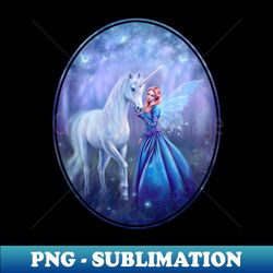 Rhiannon - Unicorn  Fairy - Unique Sublimation PNG Download - Perfect for Creative Projects