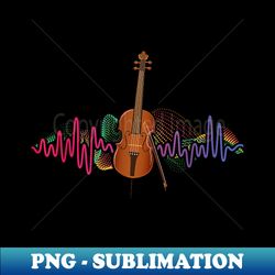 Soundwave Cello Player Cellist Musician Classical Music - Artistic Sublimation Digital File - Defying the Norms