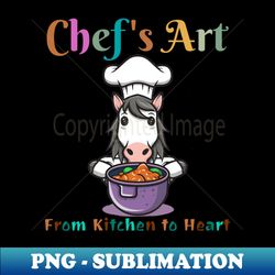 Horse Chef - Professional Sublimation Digital Download - Perfect for Sublimation Art