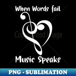 Musical Notes Symbol for Musicians Loves Music Bb Life - Instant PNG Sublimation Download - Add a Festive Touch to Every Day