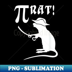 Pirate Pi Rat Pi Day Nerd Science - Decorative Sublimation PNG File - Bring Your Designs to Life