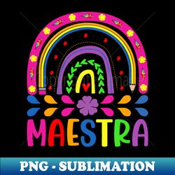 Maestra Rainbow - Artistic Sublimation Digital File - Revolutionize Your Designs