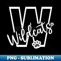 Wildcats School Sports Fan Team Spirit Football Baseball - Instant Sublimation Digital Download - Transform Your Sublimation Creations