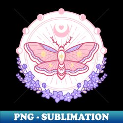 Soft Witch Series - Moth - Trendy Sublimation Digital Download - Perfect for Sublimation Mastery
