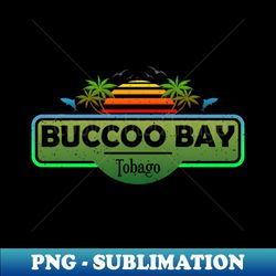 Buccoo Bay Beach Tobago Palm Trees Sunset Summer - Sublimation-Ready PNG File - Create with Confidence