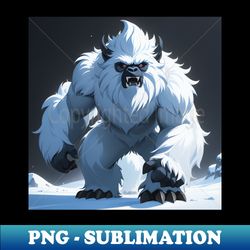 Angry yeti - PNG Transparent Sublimation File - Perfect for Sublimation Mastery